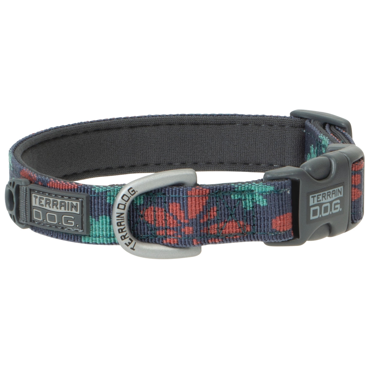 Patterned Snap-N-Go Neoprene Lined Dog Collar