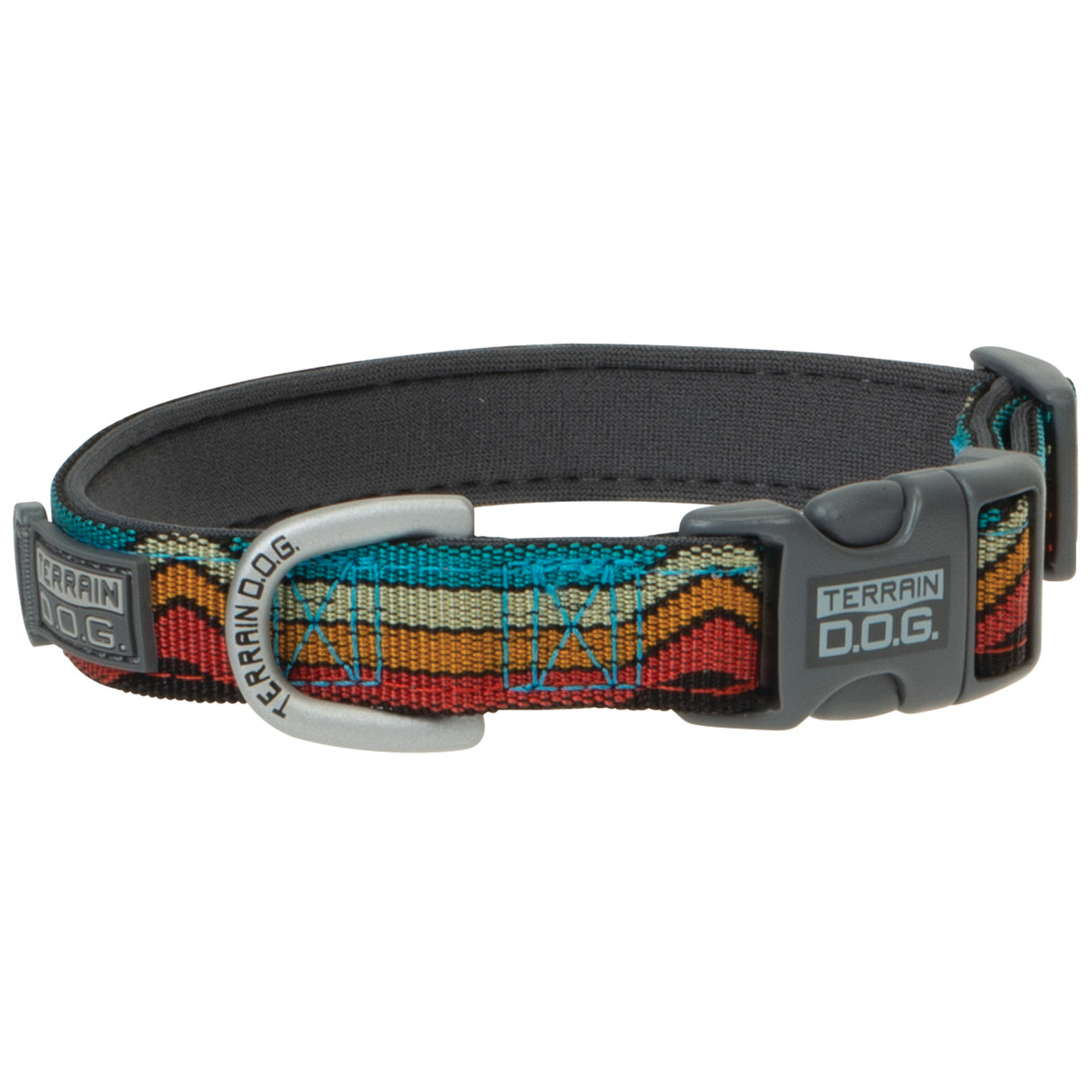 Patterned Snap-N-Go Neoprene Lined Dog Collar