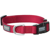 Nylon Adjustable Snap-N-Go Dog Collar, Large, Claret