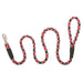 Terrain D.O.G. Rope Leash, 1/2" x 6', Black/Red