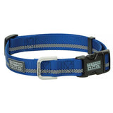 Reflective Snap-N-Go Adjustable Dog Collar, Small, Dark Blue
