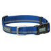 Reflective Snap-N-Go Adjustable Dog Collar, Small, Dark Blue