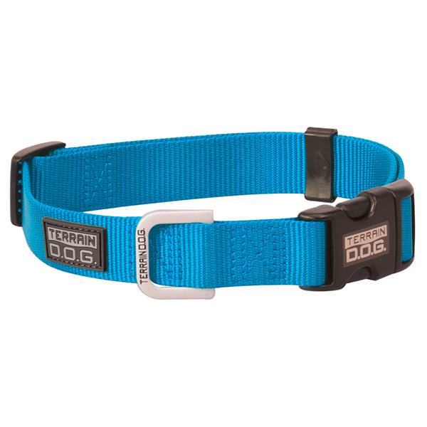 Nylon Adjustable Snap-N-Go Dog Collar, Large, Blue