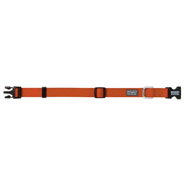 Nylon Adjustable Snap-N-Go Dog Collar, Medium, Orange