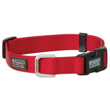 Nylon Adjustable Snap-N-Go Dog Collar, Small, Red