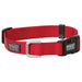 Nylon Adjustable Snap-N-Go Dog Collar, Medium, Red