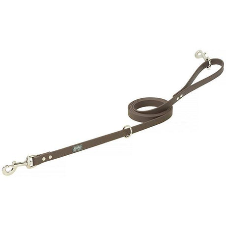 X-Treme Adventure Hunting Dog Leash, 3/4" x 6', Brown