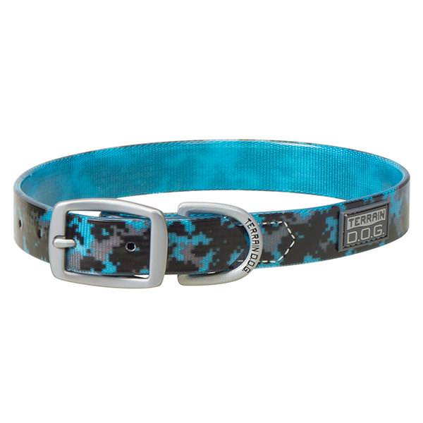 Brahma Webb® Clear Coat Collar, 1" x 25", Digital Blue