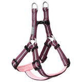 Reflective Neoprene Lined Dog Harness, Small, Plum Wine