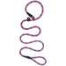 Rope Slip Lead, 1/2" x 6', Plum Wine/Pink