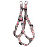 Premium Patterned Dog Harness, Crimson Aztec