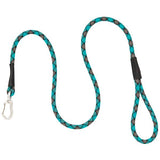 Bamboo Leash, Teal/Gray/Black