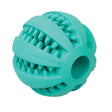 Rubber Treat Ball, Blue Sphere